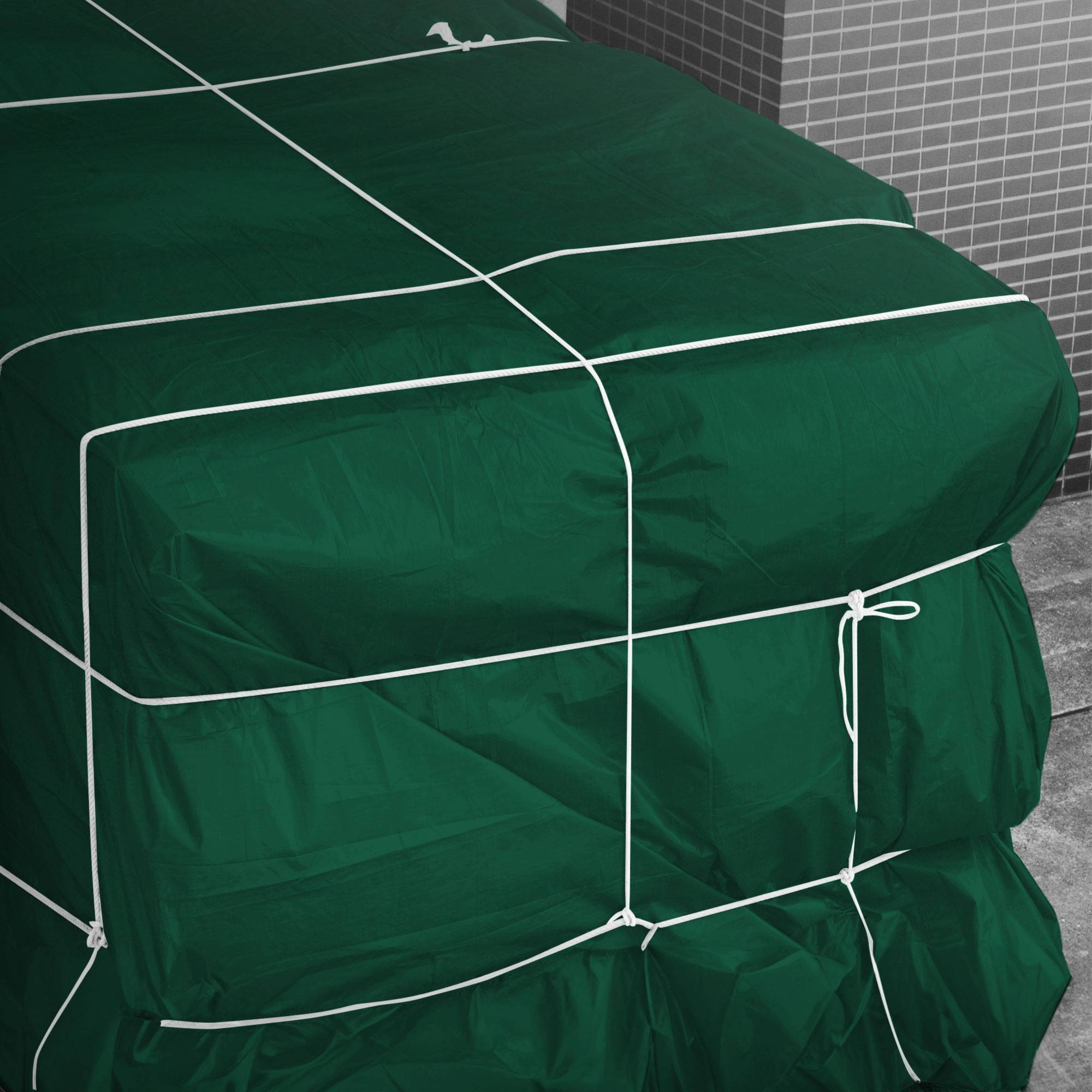 Ecd-Germany - Bâche de Protection Premium avec Œillets + 10 Crochets, 5x9m 45m², 650g/m², Vert, Tissu PVC, Indéchirable, Imperméable - Image 8