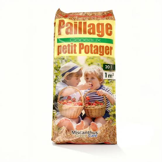 Autre - Copeaux de Roseau pour Potagers et Massifs - Paillage Petit Potager® (Sac de 20L) - Image 1