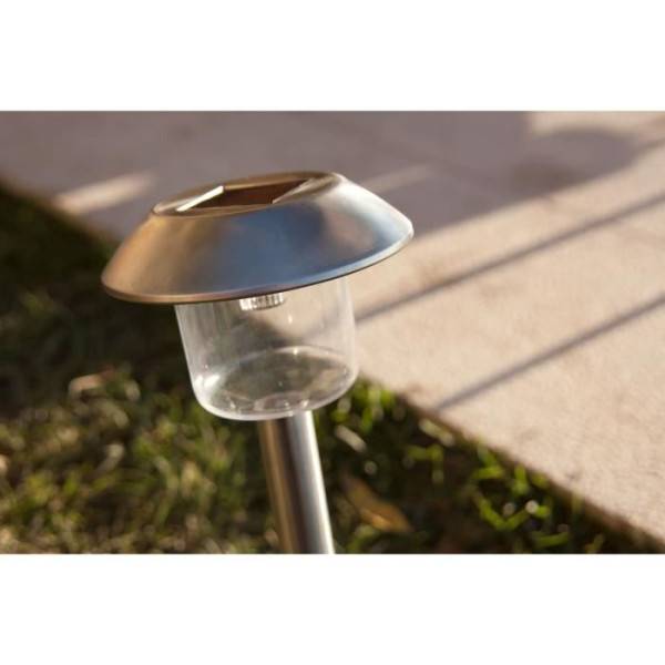 Lumisky - Lot de 8 balises solaires LED blanc froid - ALESIA - LUMISKY - Métal - Extérieur - Image 2