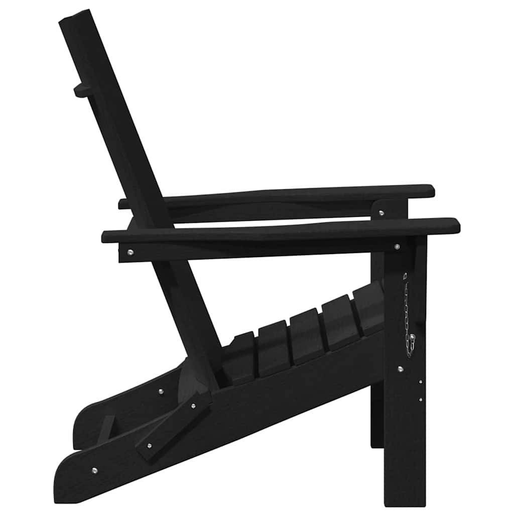 PANGIVO - Chaise de jardin Polyéthylène Noir 80.5 x 74.5 x 92 cm, Poids :33.84kg - PANGIVO - Image 6