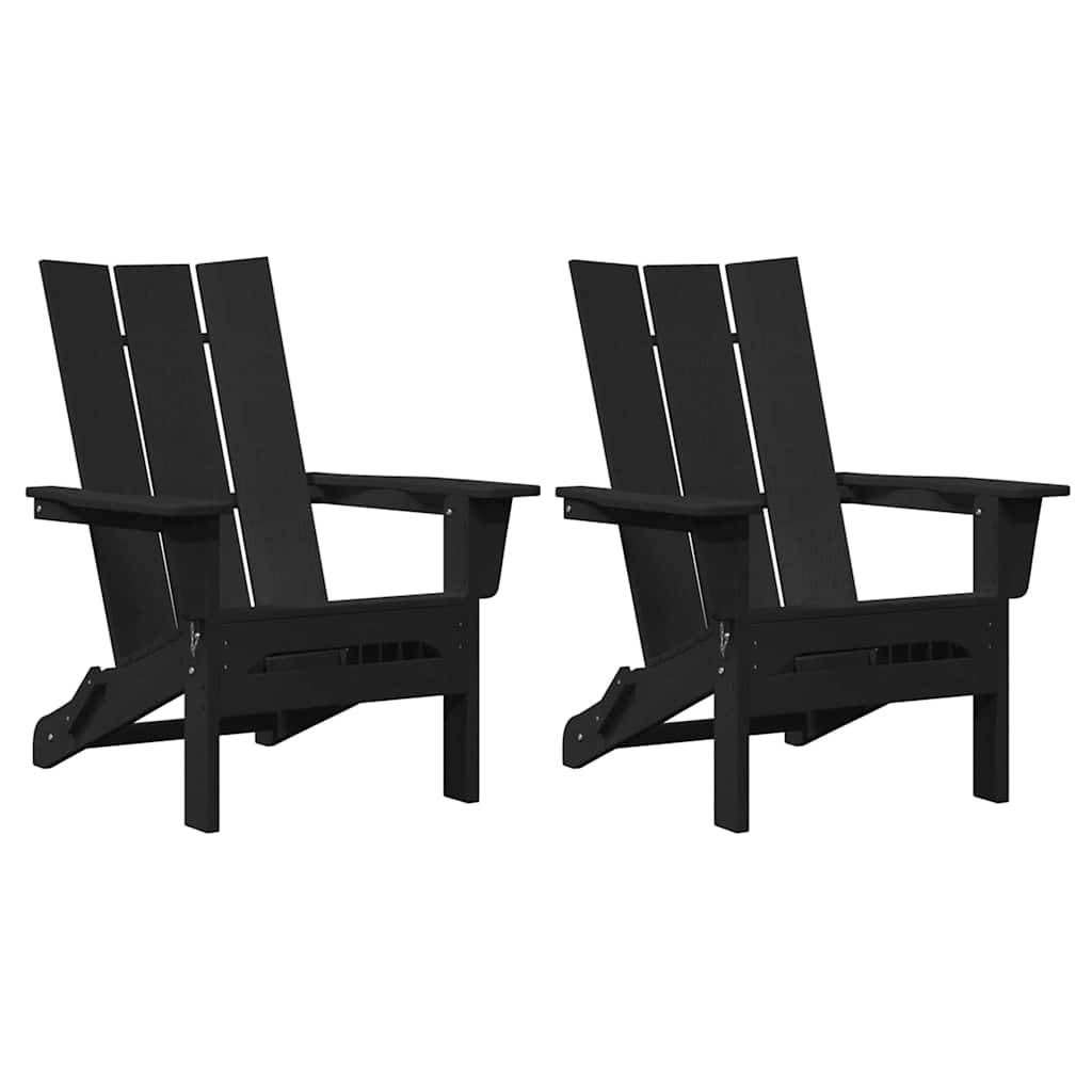 PANGIVO - Chaise de jardin Polyéthylène Noir 80.5 x 74.5 x 92 cm, Poids :33.84kg - PANGIVO - Image 2