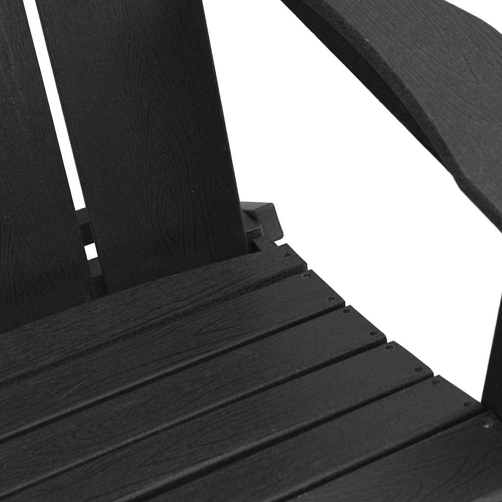PANGIVO - Chaise de jardin Polyéthylène Noir 80.5 x 74.5 x 92 cm, Poids :33.84kg - PANGIVO - Image 9
