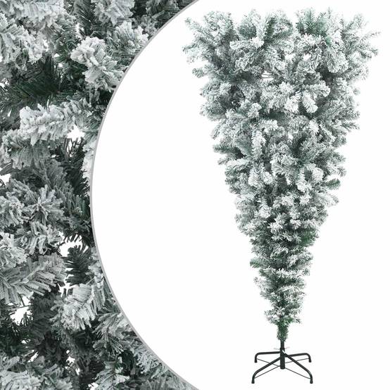 Vidaxl - Sapin de Noël artificiel inversé 180 cm PVC et Acier vidaXL 42055172 - Image 2