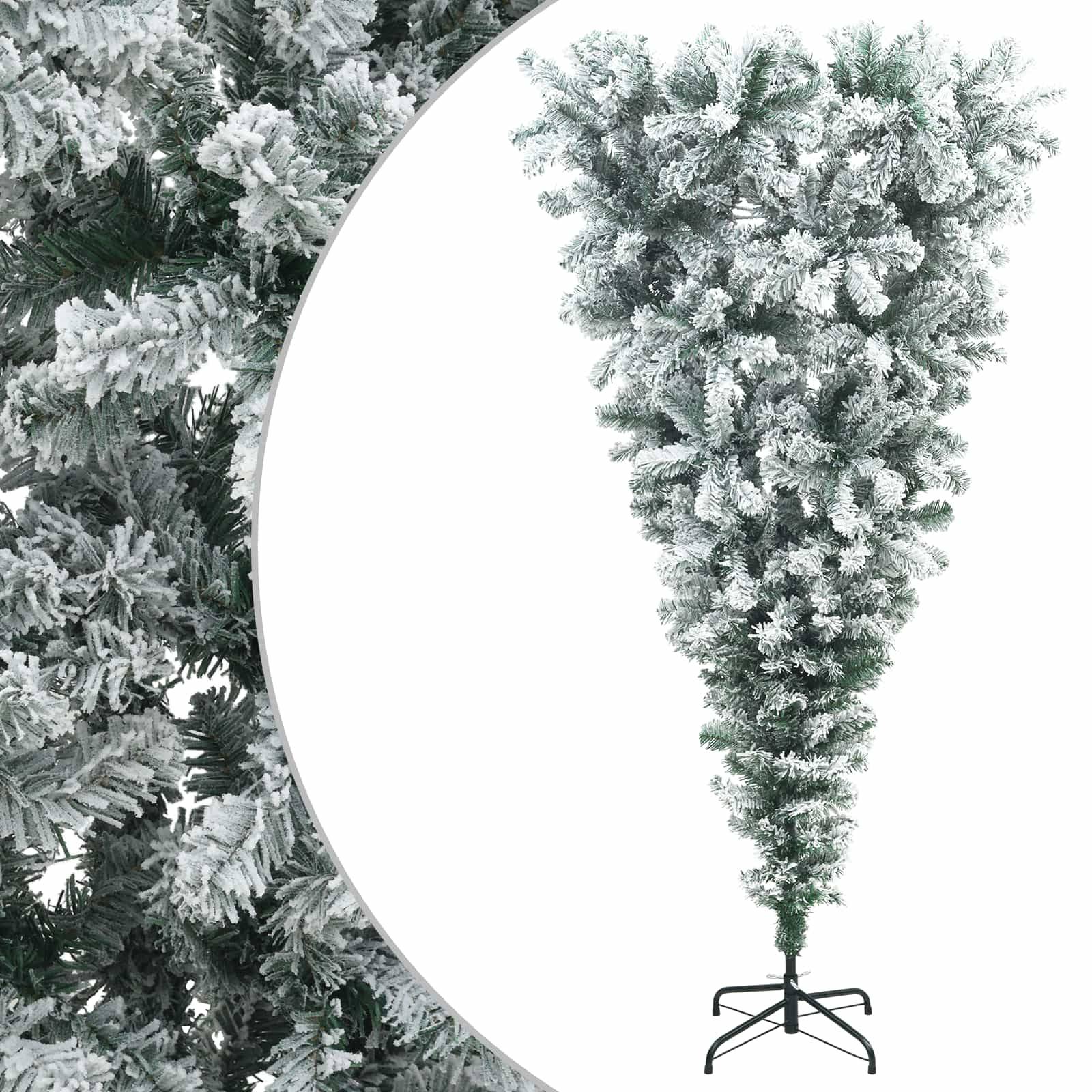 Vidaxl - Sapin de Noël artificiel inversé 180 cm PVC et Acier vidaXL 42055172 - Image 2