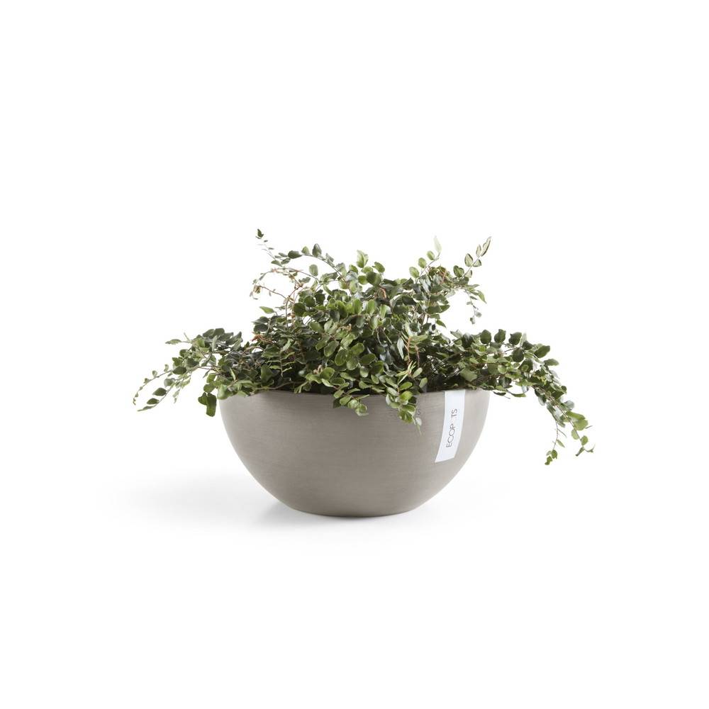 Ecopots - Pot Rond Brussels 25 Taupe - Ø 25 x H. 12 cm - 3,6 L ECOPOTS - Image 1