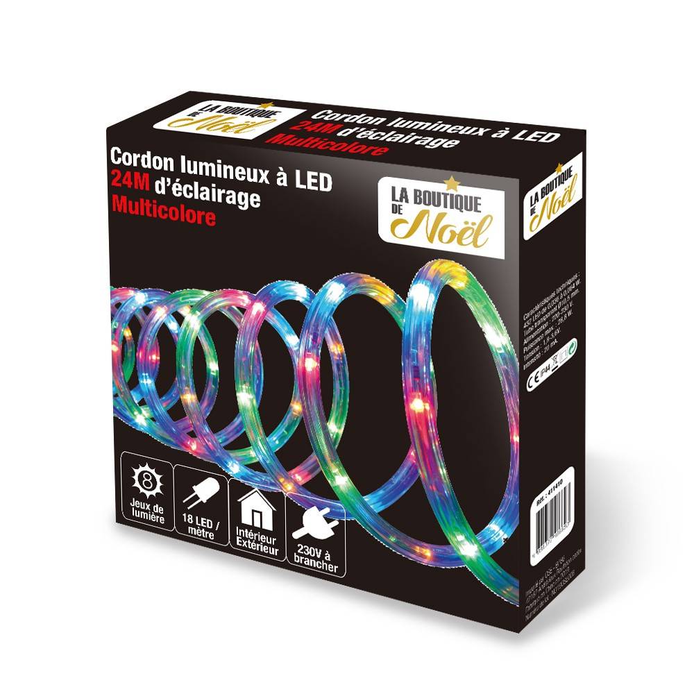 Cordon lumineux électrique 40 mètres Multicolore - Image 1