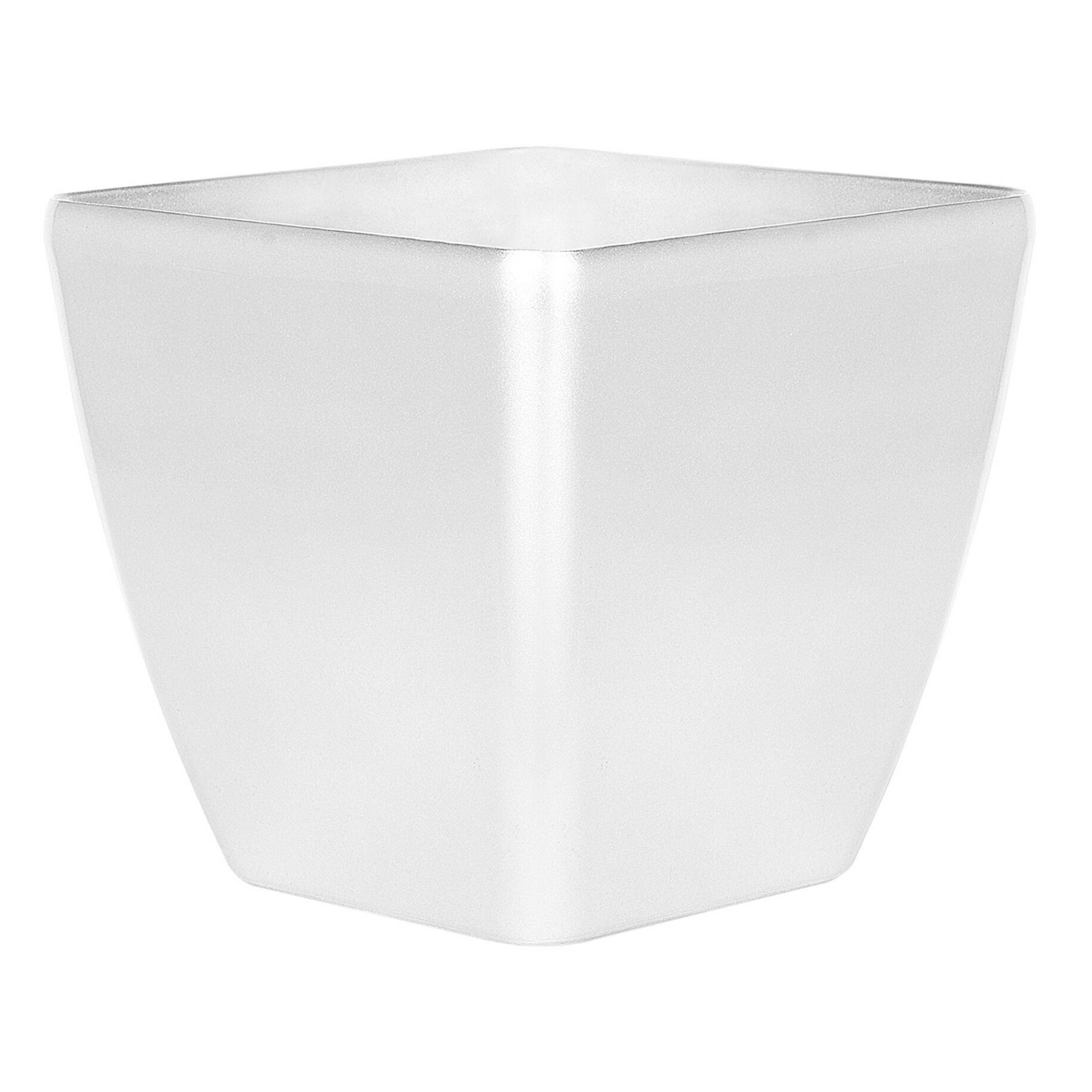 Beliani - Cache-Pots Argentés en Fibre d'Argile et de Verre 35 x 35 x 34 cm au Design Moderne avec une Touche Glamour pour Intérieur ou Extérieur - Image 5