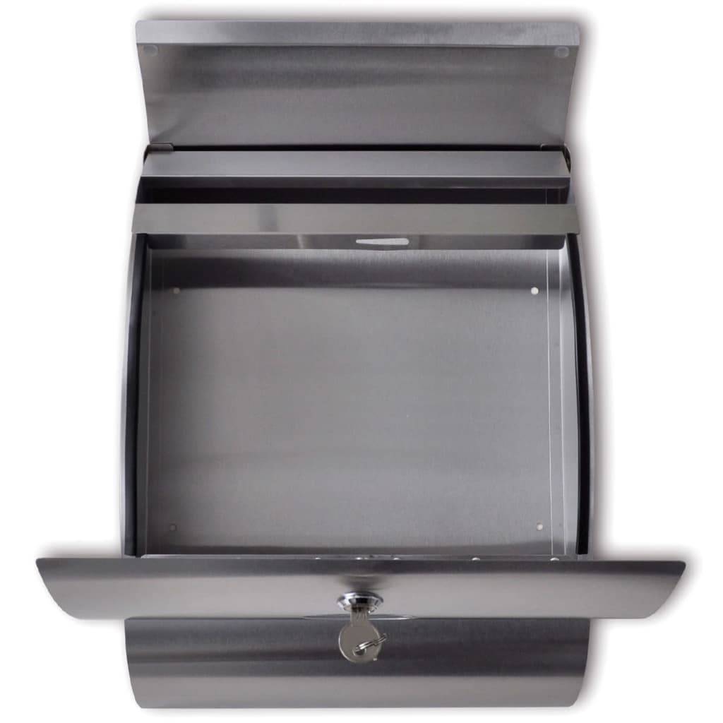 Boîte aux lettres Argent 30 X 12 cm - Prolenta Premium - Image 3