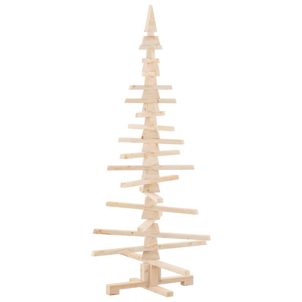 Maison Chic - Sapin de Noël, Arbre de Noël en bois pour décoration 150 cm Bois de pin massif u3923q - Image 1