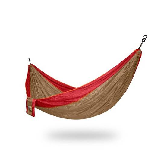 Hamac Detente - Hamac parachute 1 place or et rouge - Hamac Detente - Image 1