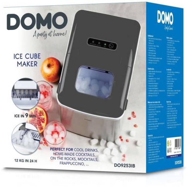 Machine a Glaçon  - DOMO - DO9253IB - 1,8 litres - 120 W - Glaçons en 9 min - Image 3