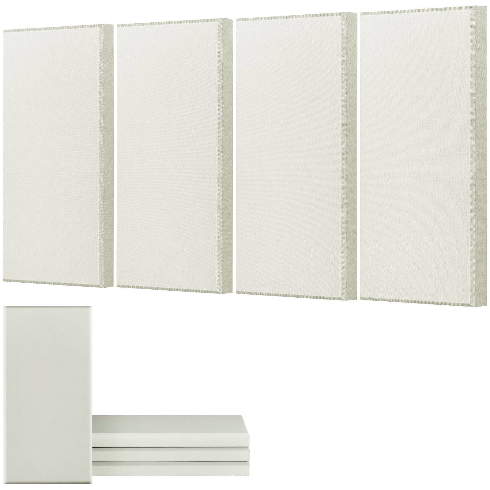 Vevor - VEVOR Panneaux acoustiques muraux autocollants, lot de 4, fibre de verre 60x30x5 cm, NRC 0,95, pose sans perçage, beige.