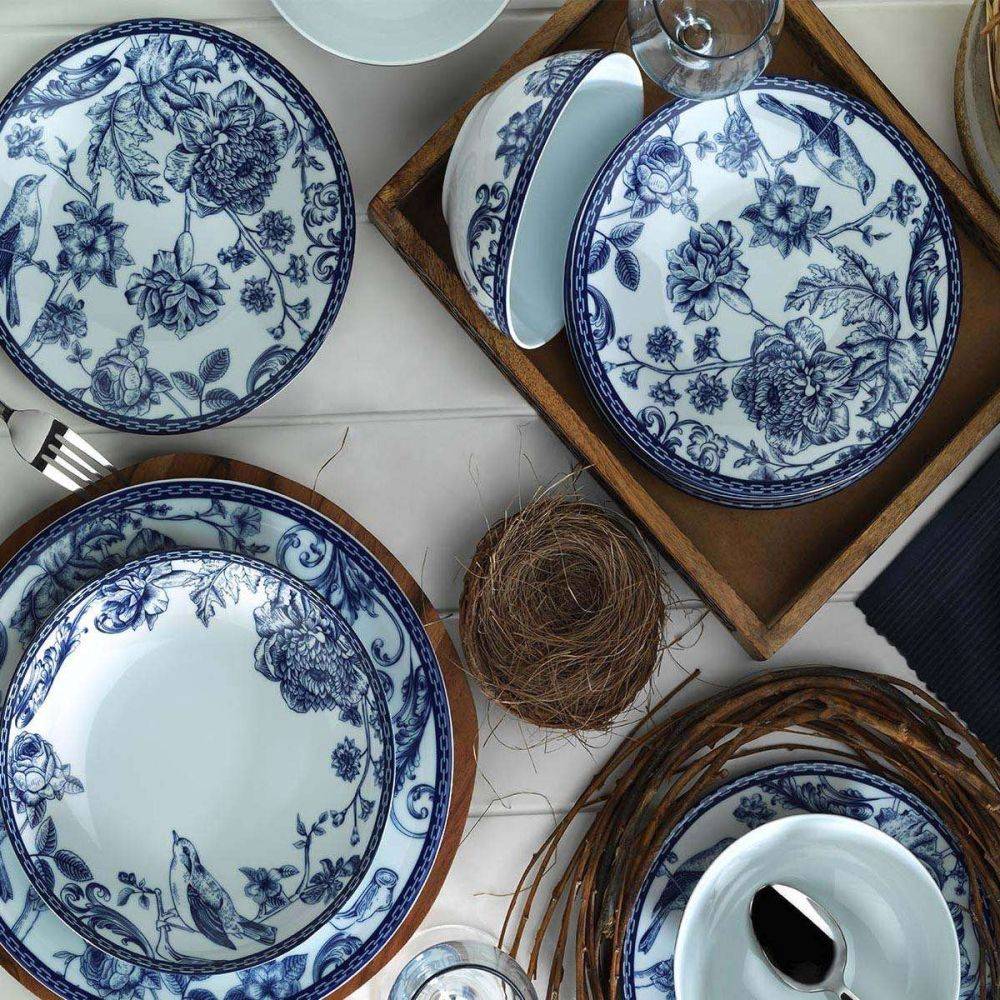 Hanah Home - Service de table en porcelaine Canton 24 pièces - Image 2