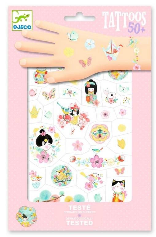 Stickers Tatouages - Sakura - Djeco