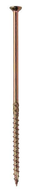 Vis charpente tête fraisée T30 6x100 zingué bichromaté FISSAGI - Boite 100 - 92002 - Image 1