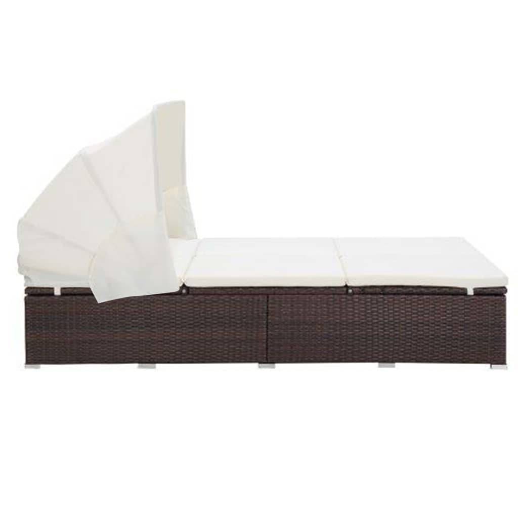 Prolenta Premium - Chaise longue pliante/transat  Vrenja Blanc  194 X 120,5 X 110 cm  - P87209B - Image 1