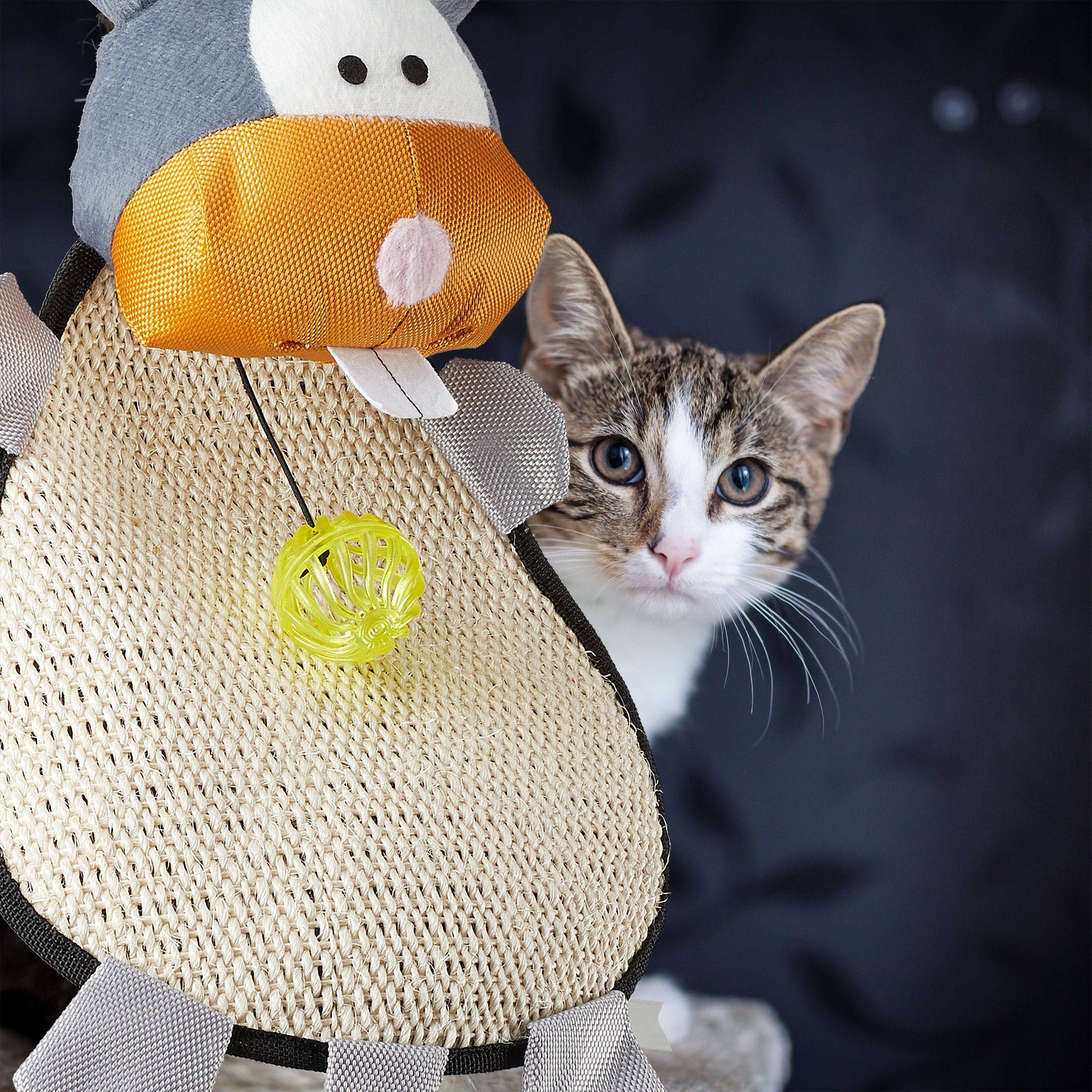 Helloshop26 - Tapis sisal griffoir jeu jouets chat - Image 3