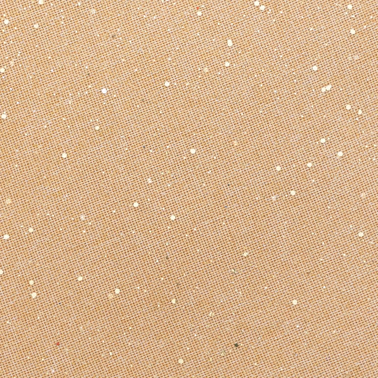 Atmosphera - Lot de 6 sets de table de Noël rond en jute - Diam. 38 cm - Or - Atmosphera - Image 2