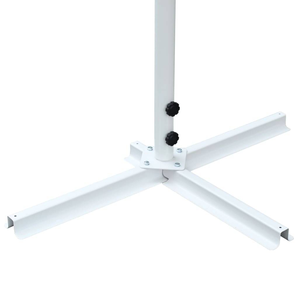 Helloshop26 - Auvent sur pied 3x3 m crème - Image 8