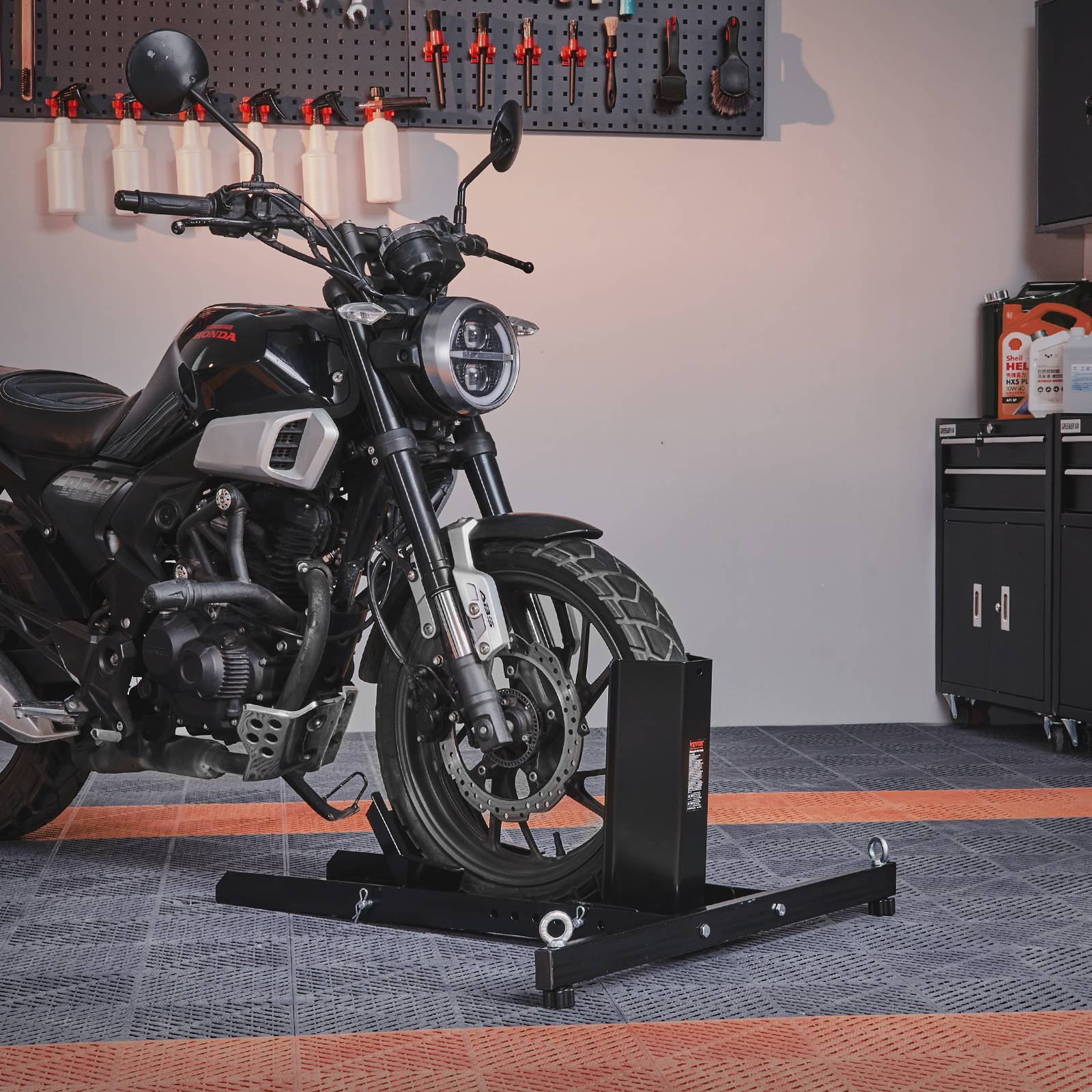 Vevor - VEVOR Bloque roue moto 816,5 kg, acier. Support transport, diamètre 381-558 mm. - Image 8