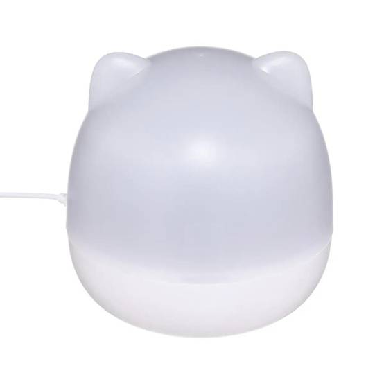 Veilleuse Rotative Enfant "Chat" 12cm Blanc - Image 5