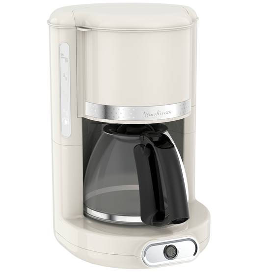 Moulinex - Cafetière filtre 15tasses 1000w ivoire FG381A10 Moulinex