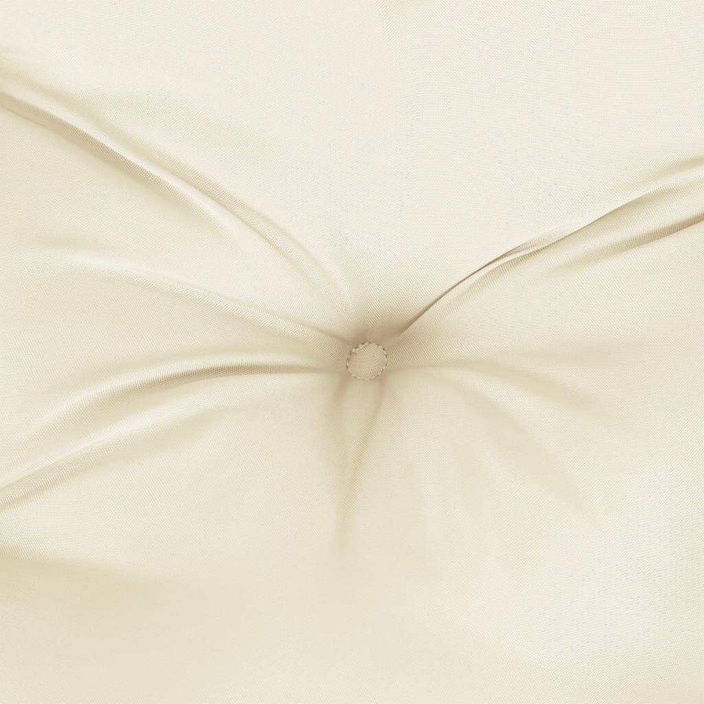Coussins de chaise tissu oxford blanc crème 50 x 50 x 7 cm, poids:1.65kg - PANGIVO - Image 7