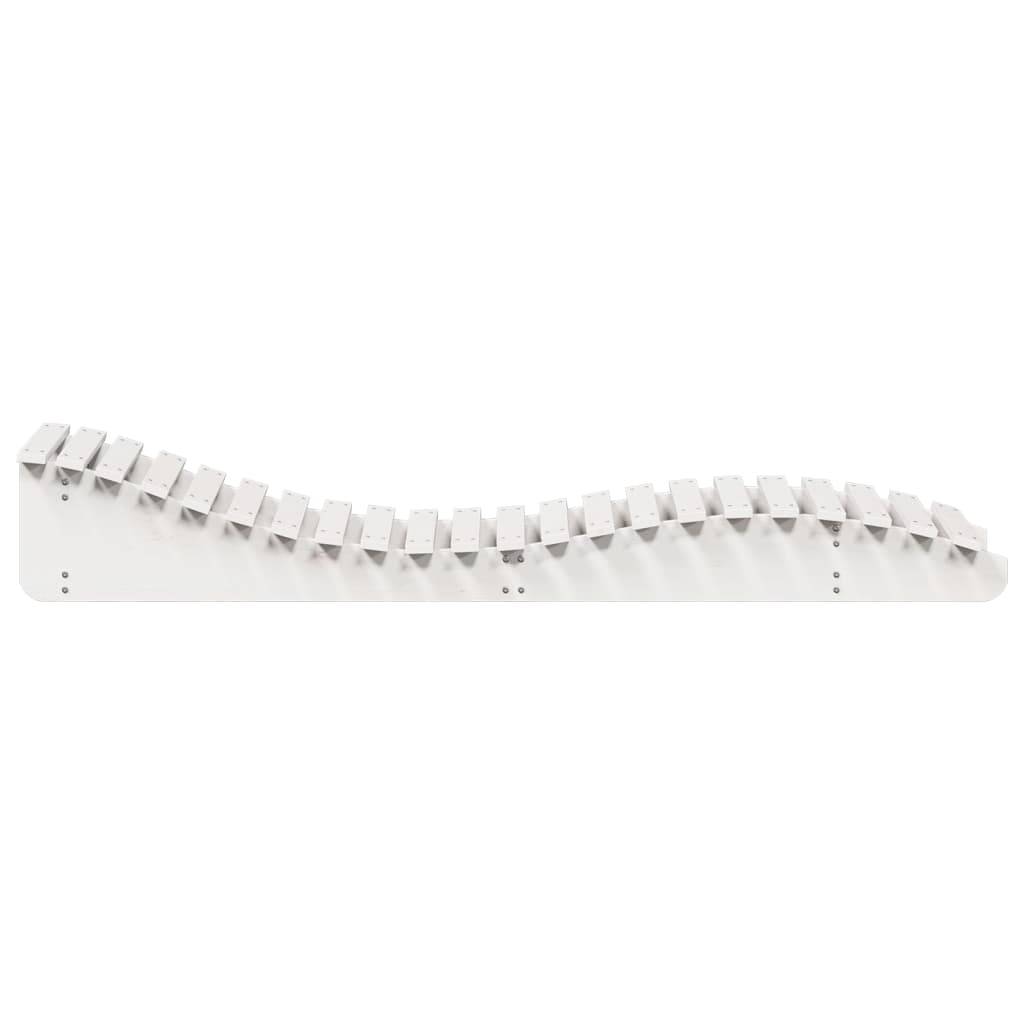 Maison Chic - Lot de 2 Bain de soleil - Transats - Chaises longues blanc 205x60x31,5cm bois massif de pin - MEUBLE PRO - Image 6