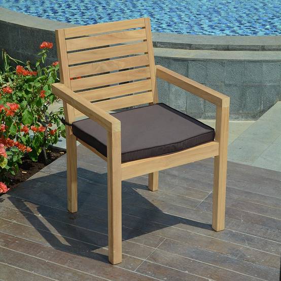 Coussin Chocolat pour fauteuils fixes - TECK'Attitude - Image 2