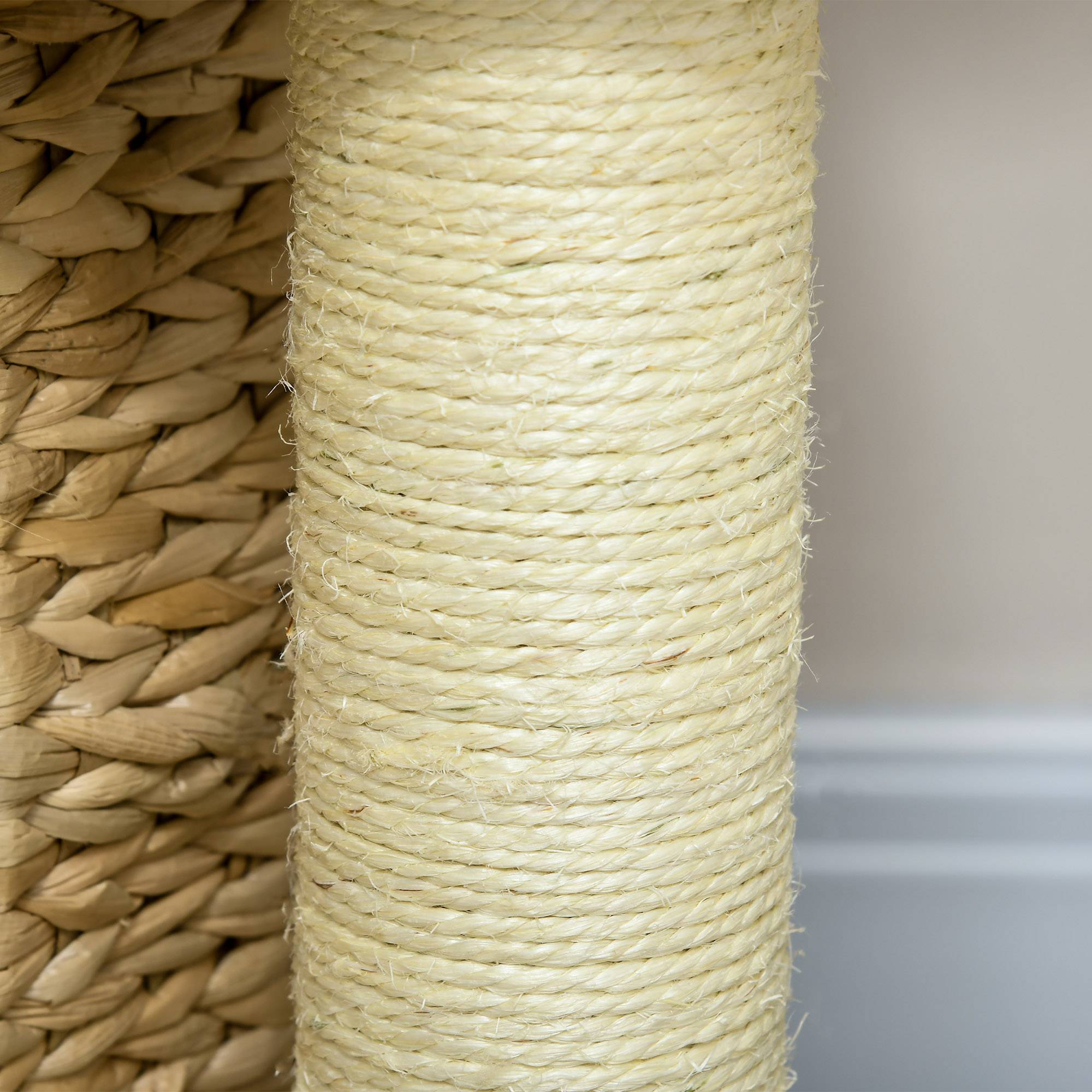 ComfortXL - Arbre à chat bois peluche chats escalade repos 45x40x74cm beige - ComfortXL Outdoor Living - Image 9