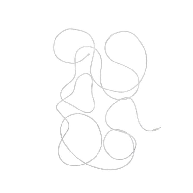Guirlande lumineuse en plastique blanc 5m - J-Line - Image 6