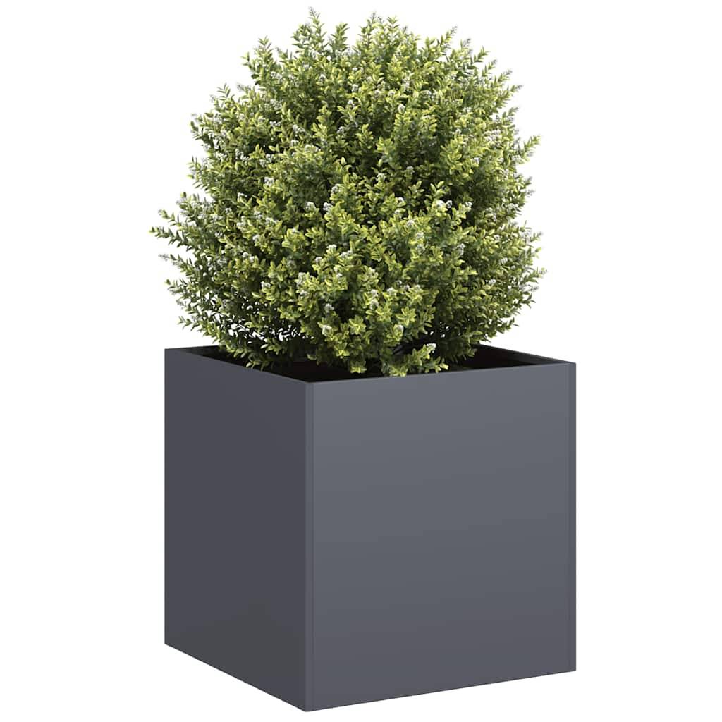 PANGIVO - Jardinière acier laminé à froid anthracite 40 x 40 x 40 cm - PANGIVO - Image 1