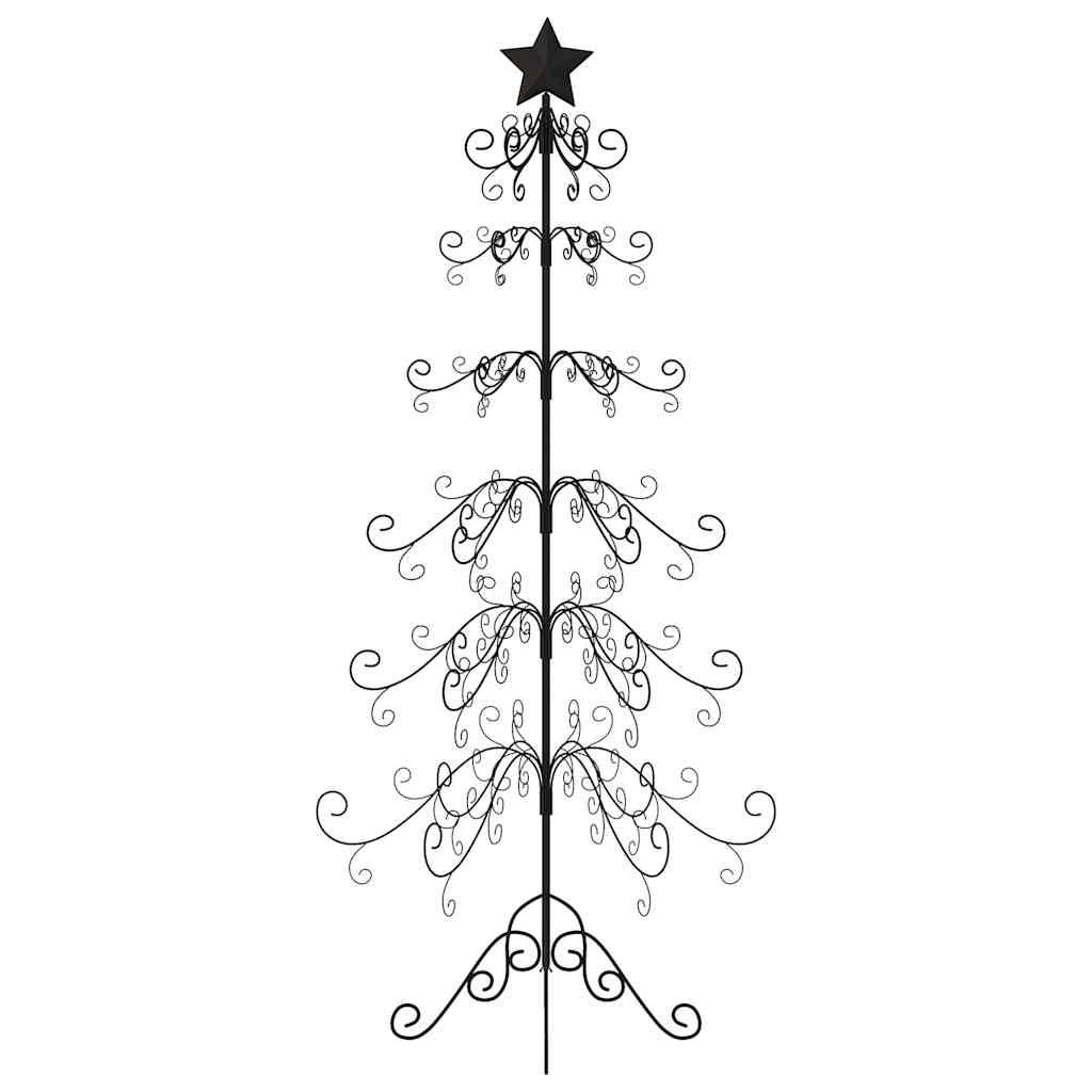 Prolenta Premium - Sapin de noel en bois Paul-Louis-René Noir 81 X 81 cm - P87209N - Image 3