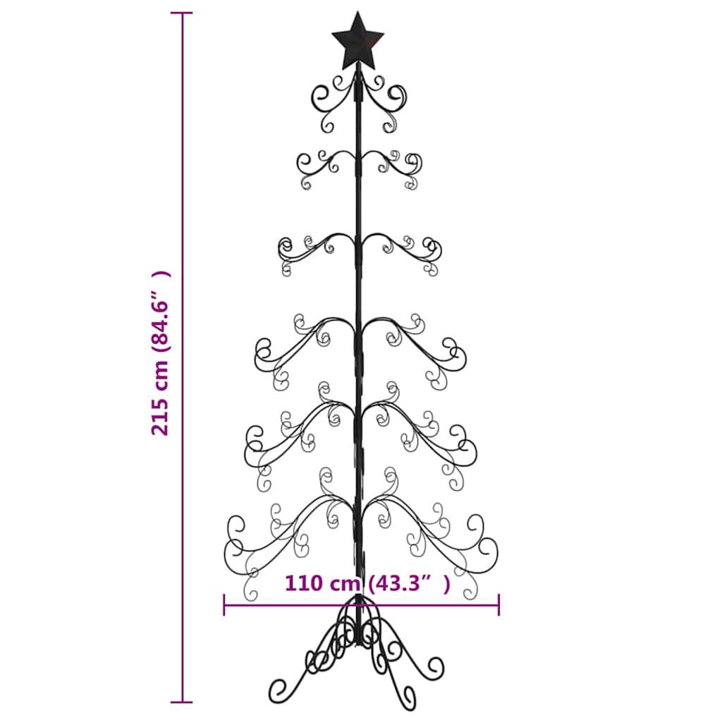 Prolenta Premium - Sapin de noel en bois Paul-Louis-René Noir 81 X 81 cm - P87209N - Image 7