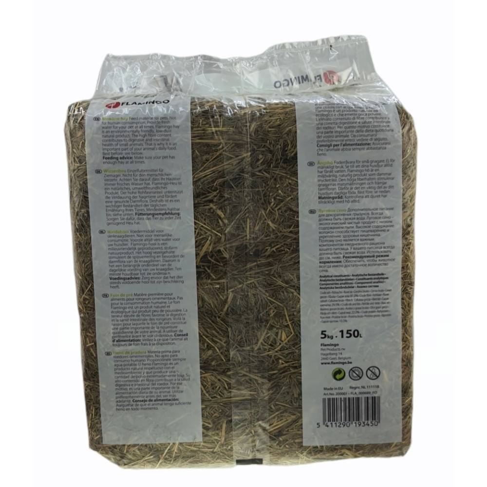 Foin de pré alimentation, 150 litres soit 5 kg pour rongeurs - Image 5