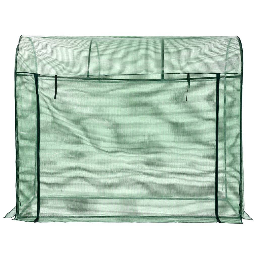 Serre Tunnel 1.6m² - Serre de jardin - Serre de culture avec porte zippée 200x80x170 cm MAISON CHIC - Image 4