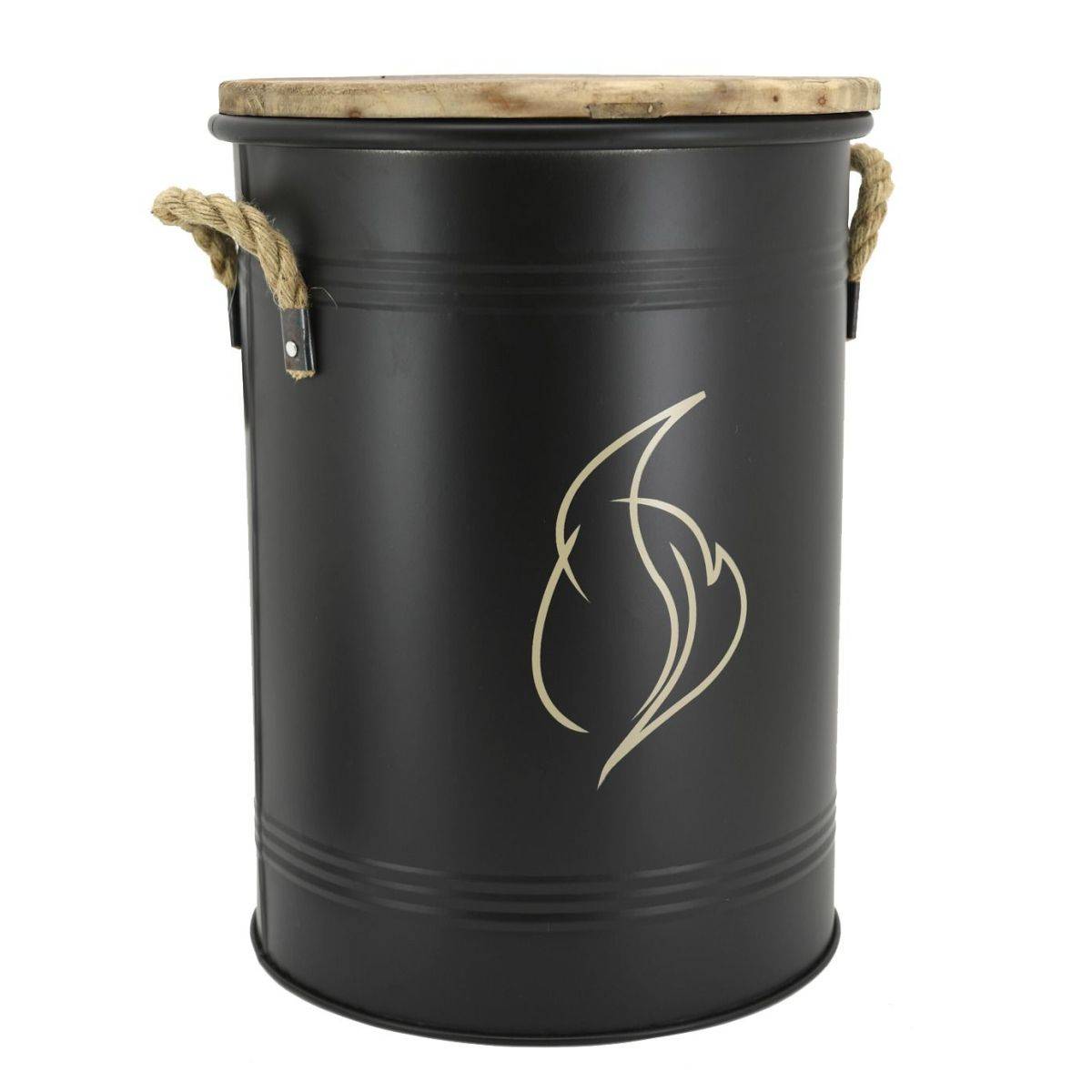 Aubry Gaspard - Tabouret et seau à pellets - Image 1