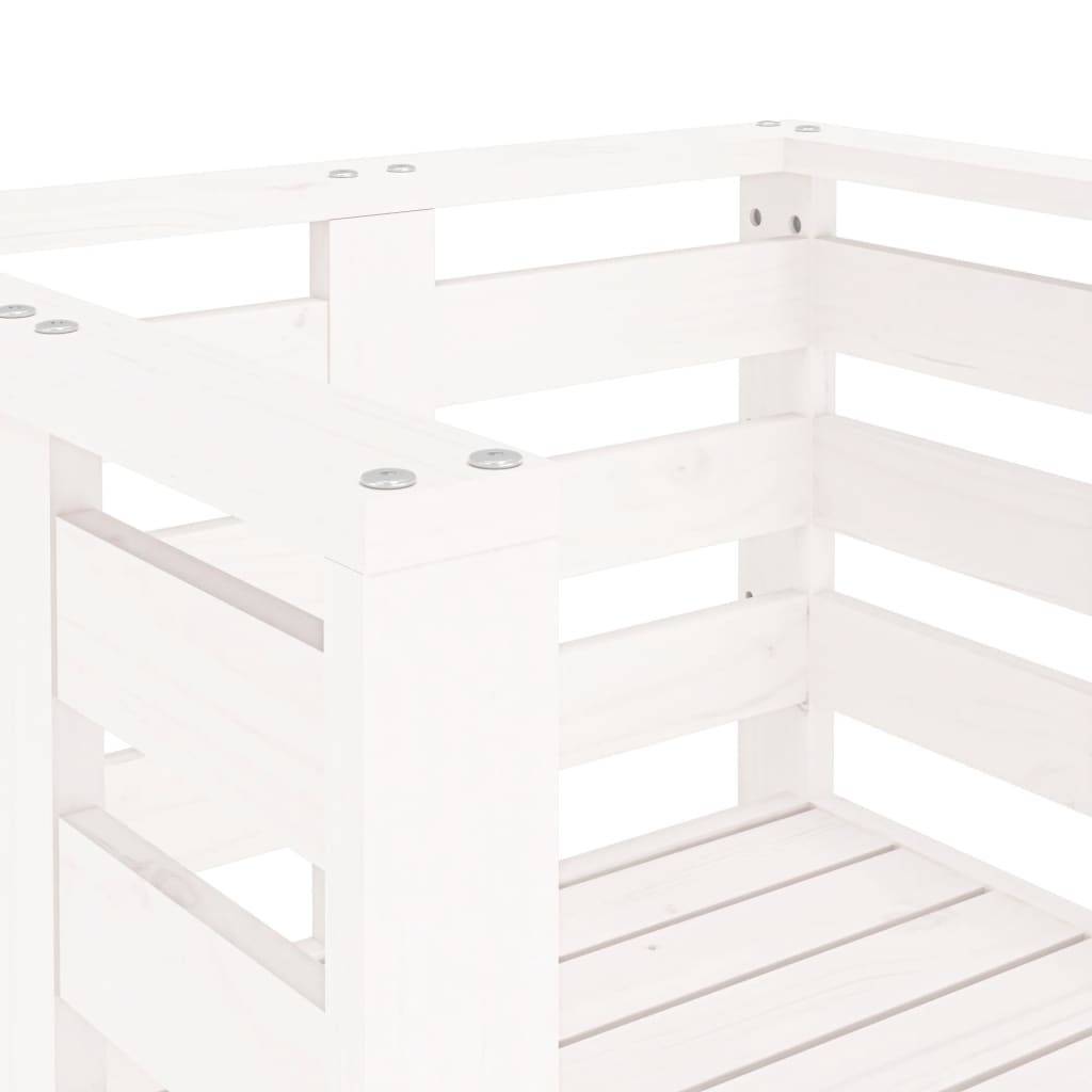 Prolenta Premium - Chaises de jardin bois blanc 61,5 x 53 x 71 cm - Prolenta premium p385.8 - Image 6