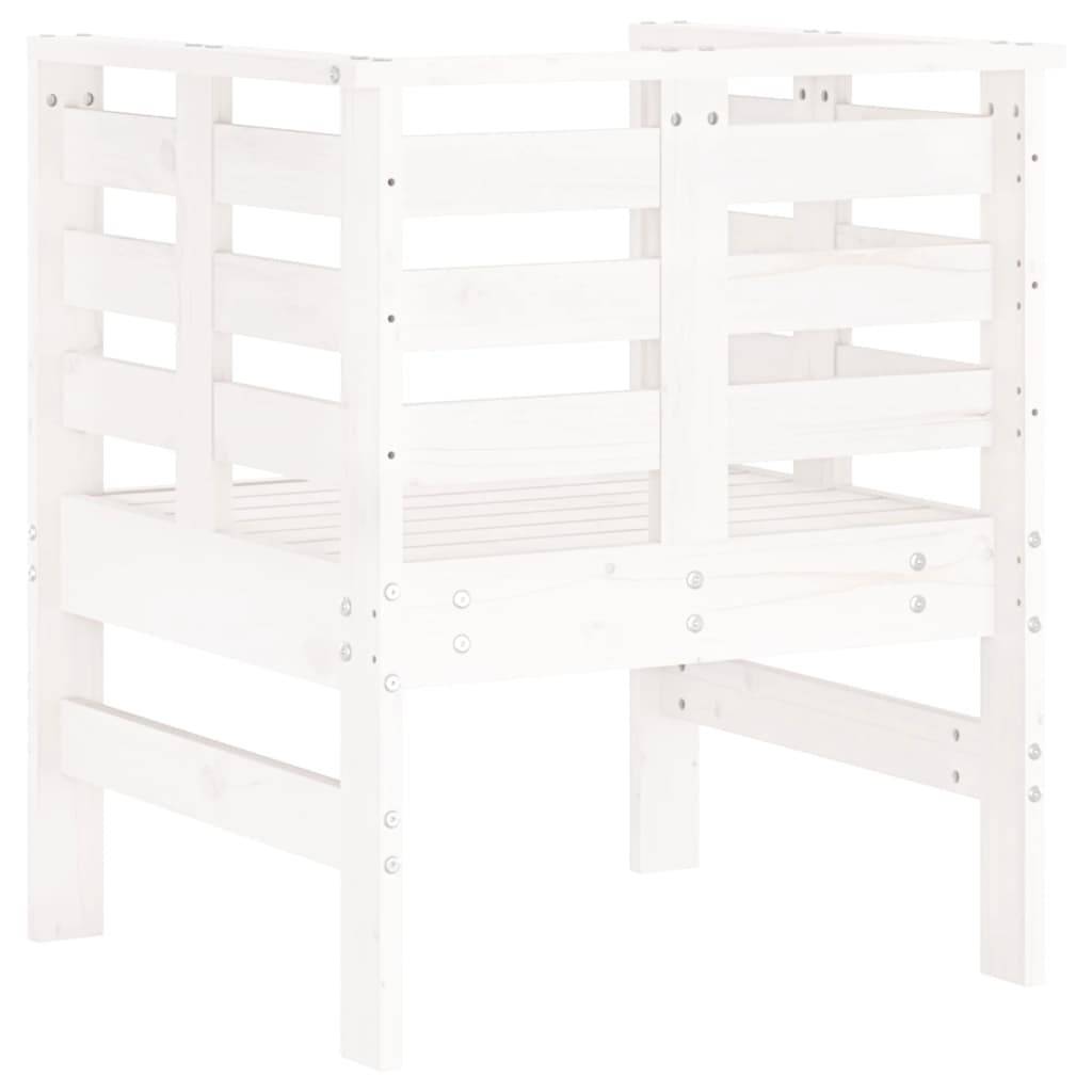 Prolenta Premium - Chaises de jardin bois blanc 61,5 x 53 x 71 cm - Prolenta premium p385.8 - Image 5