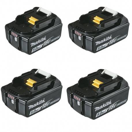 Makita - Meuleuse MAKITA mm - 36V - 2x18V Li-ion - 4 batteries 5Ah + 1 double chargeur rapide - DGA900ZKPT - Image 3