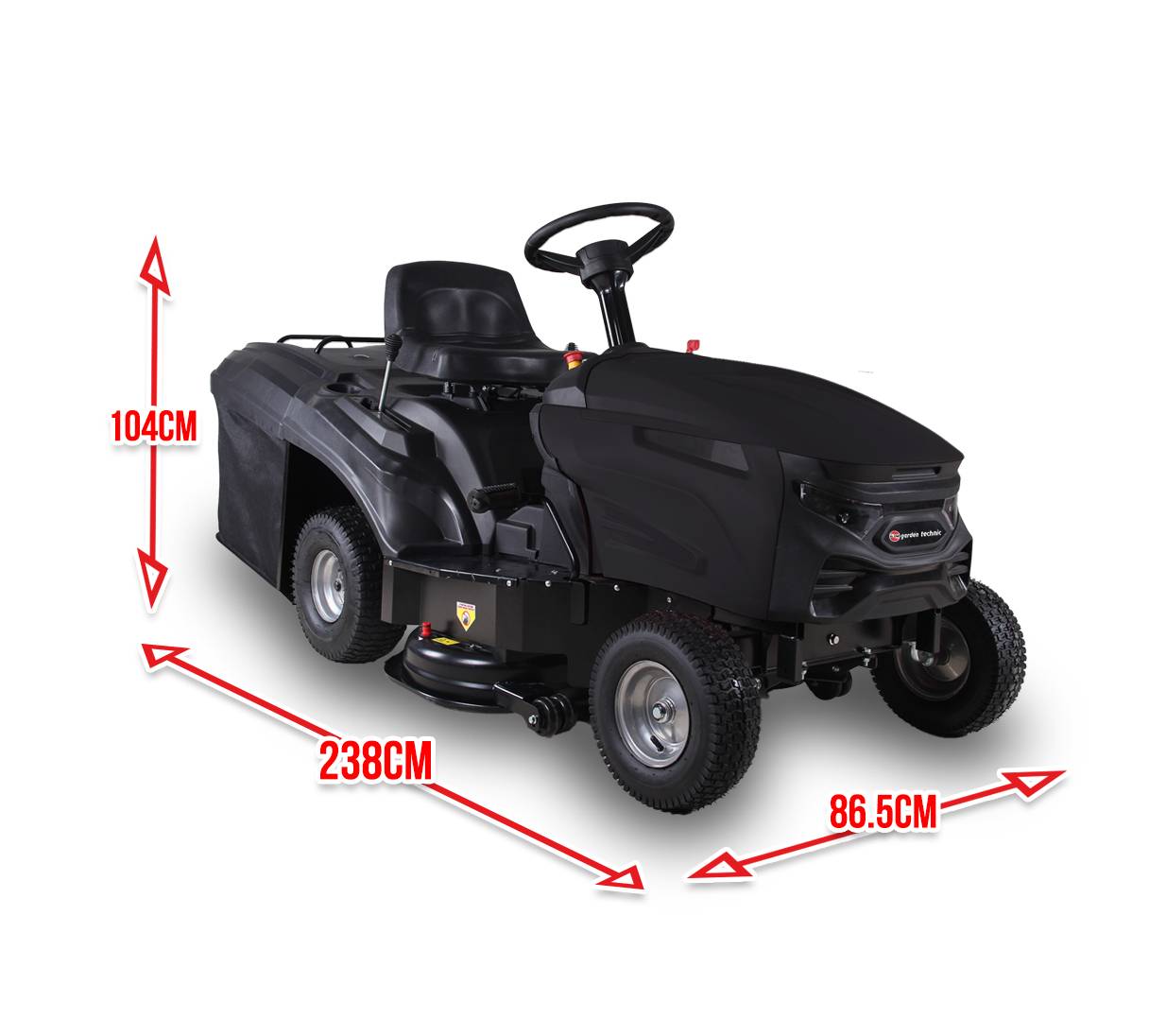 Elem Garden Technic - Tracteur tondeuse 224cc - largeur de coupe 68.5cm - Elem Garden - Image 4