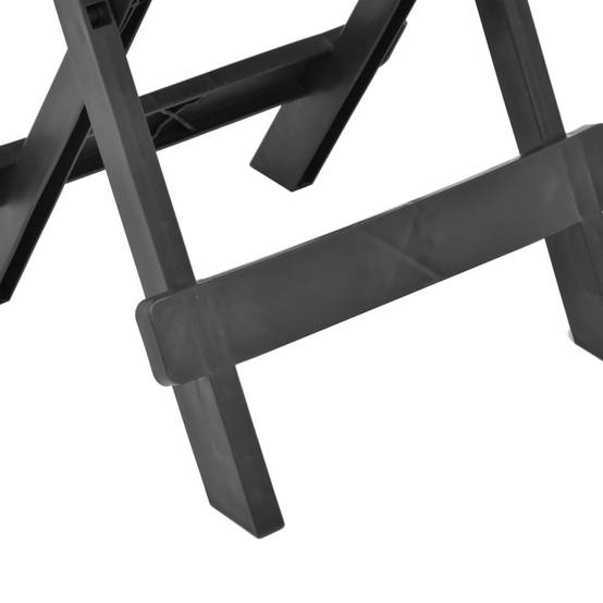 Petite Table Pliante Anthracite 45x43 cm, Idéale comme Desserte de Balcon ou d'Appoint – ComfortXL Outdoor Living - Image 5