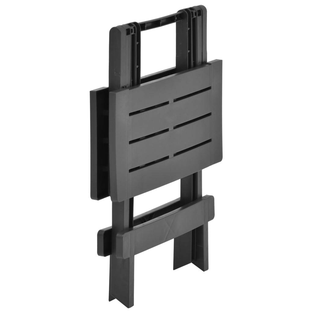 Petite Table Pliante Anthracite 45x43 cm, Idéale comme Desserte de Balcon ou d'Appoint – ComfortXL Outdoor Living - Image 4