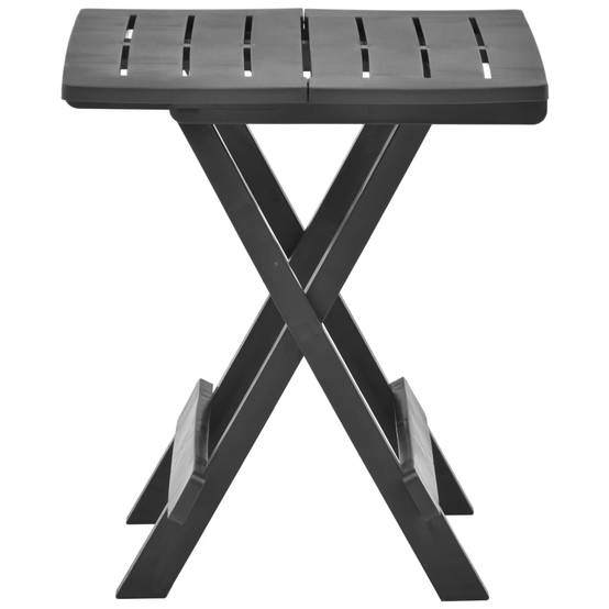 Petite Table Pliante Anthracite 45x43 cm, Idéale comme Desserte de Balcon ou d'Appoint – ComfortXL Outdoor Living - Image 3