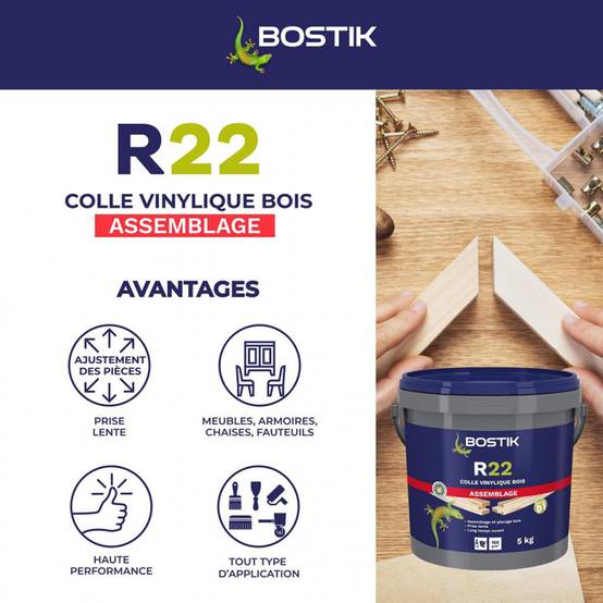 Bostik - Colle BOSTIK R22 Lente Seau de 5 KG - 30604649 - Image 3