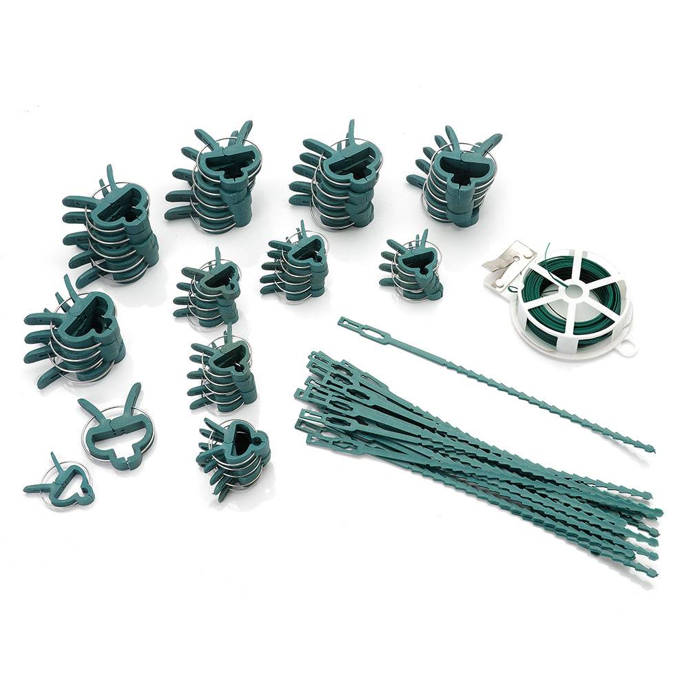 Attaches plante x 71 - clips, fil et liens réglables - Image 1