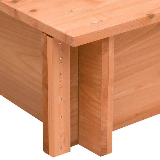 Bac à sable - Maison de jeu pour enfants avec toit Bois de sapin 112x112x112 cm MP118 - Image 6