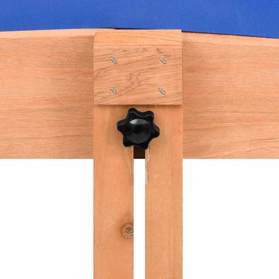 Bac à sable - Maison de jeu pour enfants avec toit Bois de sapin 112x112x112 cm MP118 - Image 5
