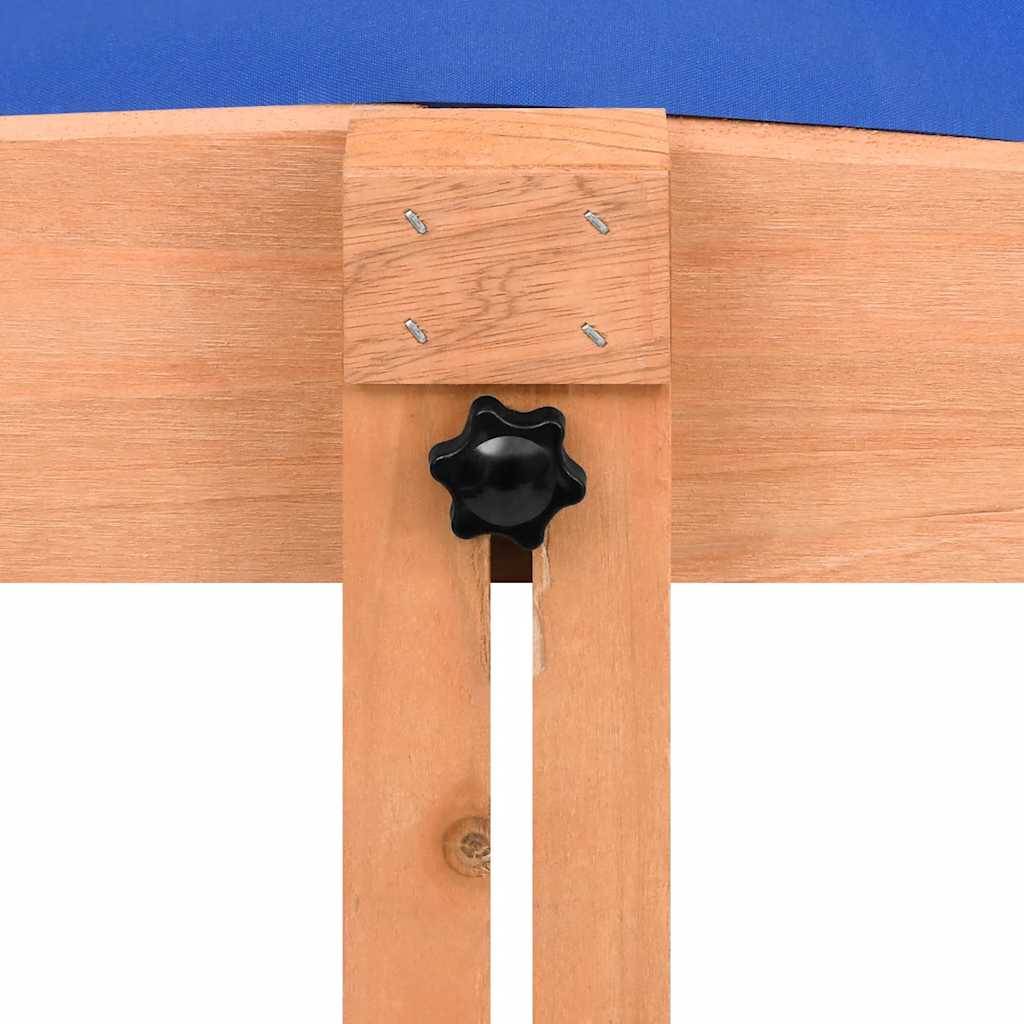 Bac à sable - Maison de jeu pour enfants avec toit Bois de sapin 112x112x112 cm MP118 - Image 5