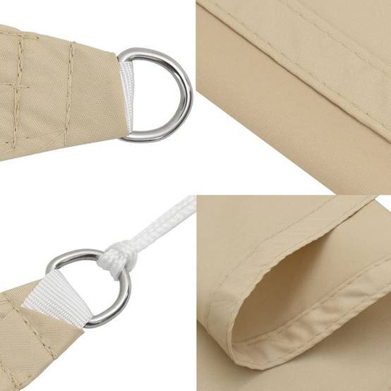 Voile de parasol tissu oxford beige 4 x 4 x 5.8 cm - PANGIVO - Image 8